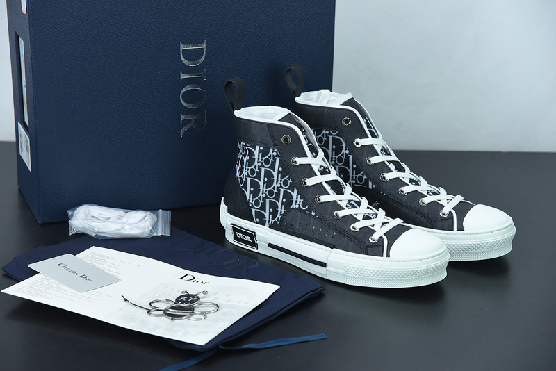 dio* b23 oblique high-top sneaker