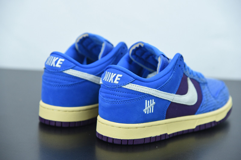 undefeated x nike dunk low ‘royal/purple’ dh6508-400
