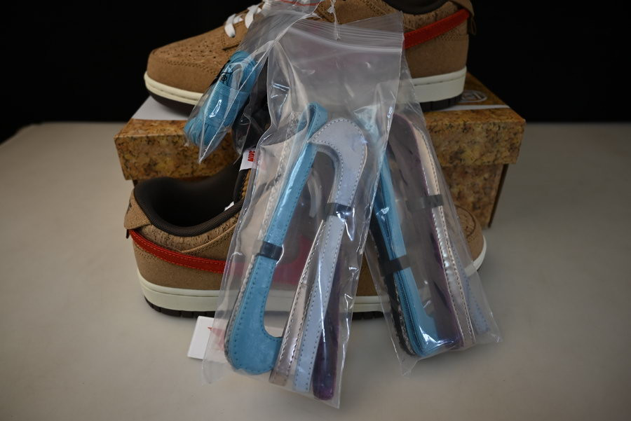 clot x nike dunk low cork fn0317-121