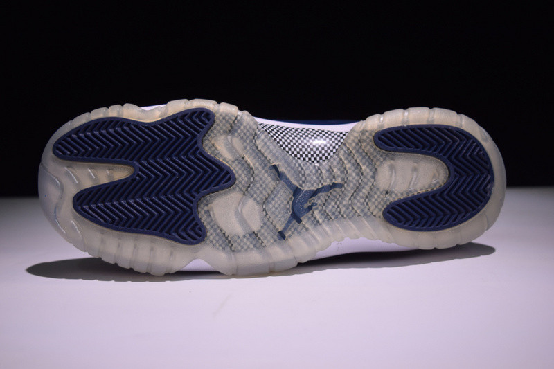 air jordan 11 retro low bg (gs) "georgetown" 528896-007