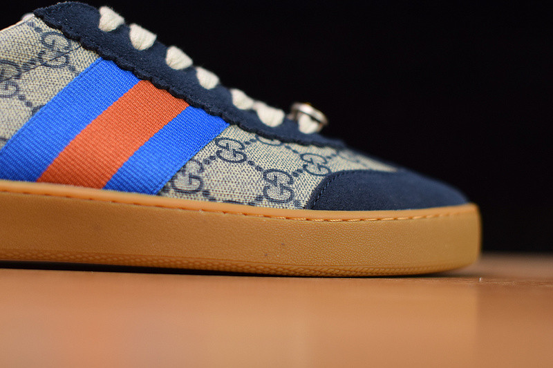 g*u*i jbg leather and suede