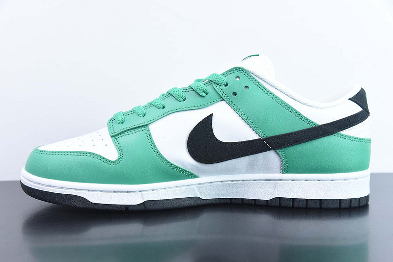 nike dunk low white green black fn3612-300