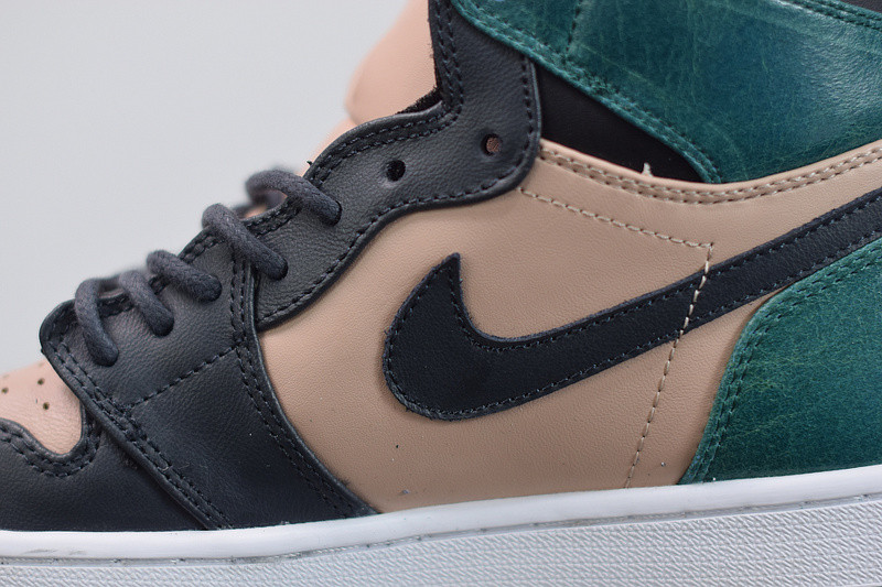 air jordan 1 high cracked metallic leather ah7389-203