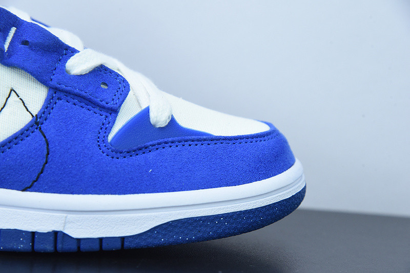 nike dunk low disrupt 2 white university blue dh4402-102
