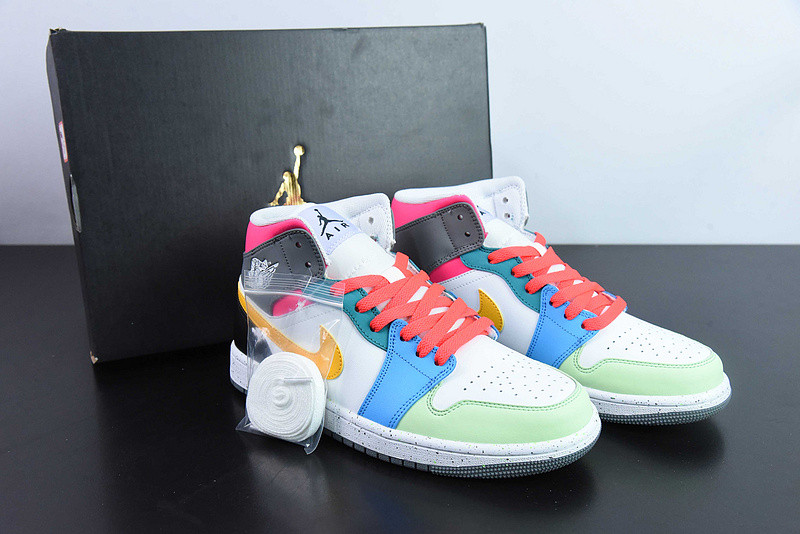 air jordan 1 mid gs multi-color fn1190-100