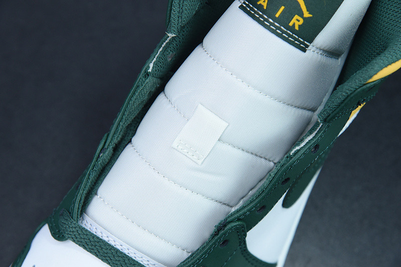 air jordan 1 mid green yellow 554724-371