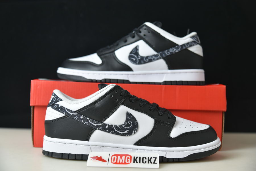 nike dunk low essential paisley pack black dh4401-100
