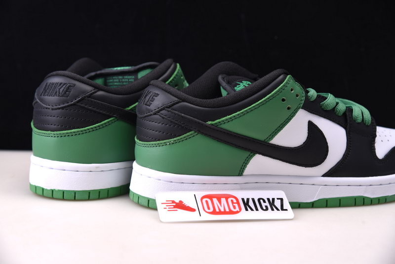 nike sb dunk low “classic green” bq6817-302