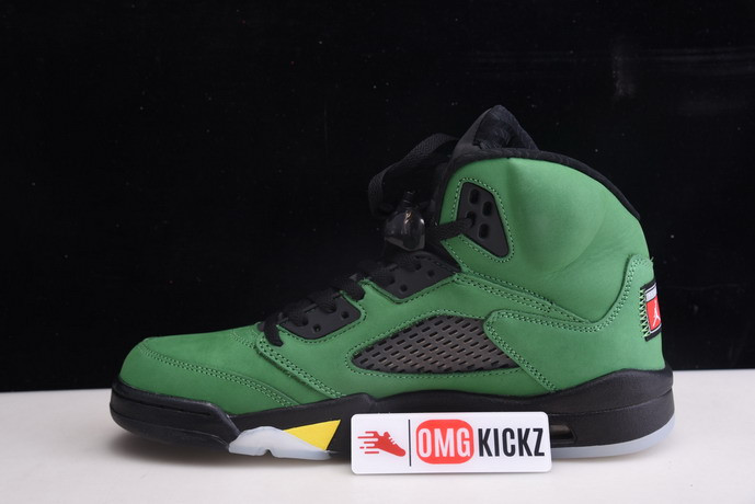 air jordan 5 oregon ducks ck6631-307