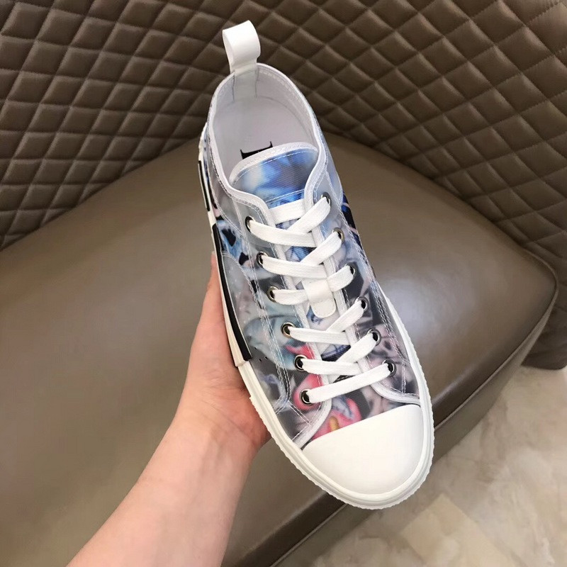 dio* b23 flowers technical canvas low-top sneaker